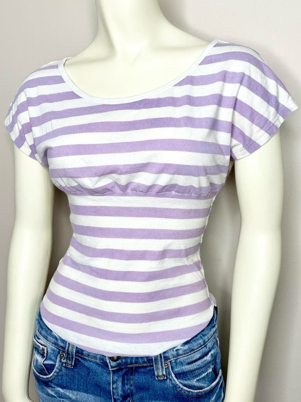 Vintage Y2K striped dolman top by Route 66